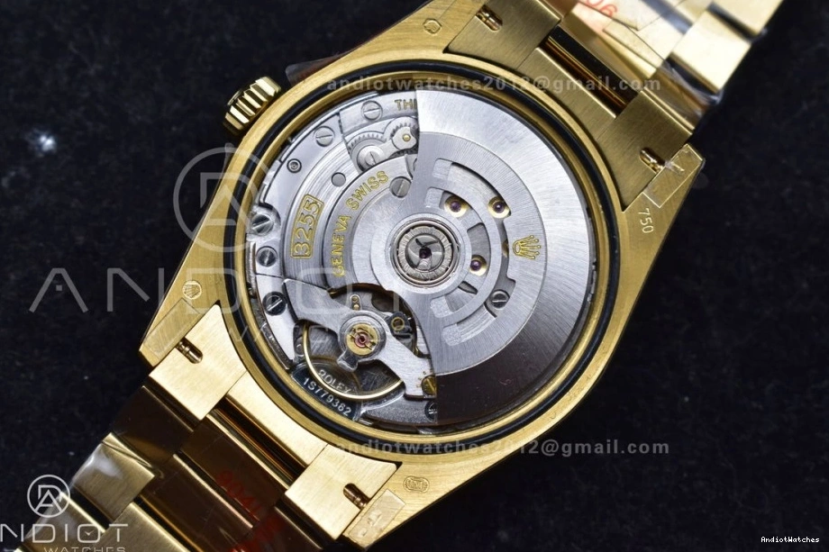 904L Diamond (Gain YG Best V5 Bracelet 702 Dial Steel Silver Edition 36 DayDate President Comfortable Square with on QF vr3255 Weight) 0228